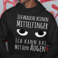 Ich Kann Das Mit Den Augen Kapuzenpullover Lustige Geschenke