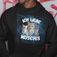 Ich Liebe Muschis Kapuzenpullover Lustige Geschenke