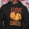 'Ich Liebe Schnitzel Für Wiener Schnitzelfresser' Kapuzenpullover Lustige Geschenke