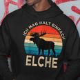 Ich Mag Halt Einfach Moose Animal Slogan Elk Kapuzenpullover Lustige Geschenke