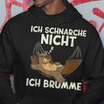 Ich Schnarche Nicht Ich Brumme Sleep Pyjamas Sleep Kapuzenpullover Lustige Geschenke