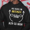 Infermiere Maglia Con Testo Divertente Uomo Felpa con cappuccio Regalos divertidos