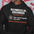 Ingegnere Biomedico Scienziato Di Bioingegneria Biomedica Bme Felpa con cappuccio Regalos divertidos