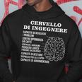 Ingegnere Meccanico Elettrico Detti Cervello Dell'ingegnere Felpa con cappuccio Regalos divertidos