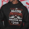 It's A Alcime Thing You Wouldn't Understand Alcime Last Name Blood Run Through My Veins Hoodie Personalized Gifts