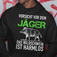 Jagd Jägerorsichtor Dem Jäger Wild Boar Is Harmlos Kapuzenpullover Lustige Geschenke