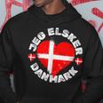 Jeg Elsker Danmark Or I Love Denmark For Denmark Day Kapuzenpullover Lustige Geschenke