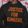 Justice For Gingers Pride Divertente Con Scritta In Lingua Inglese Gingers Regalo Felpa con cappuccio Regalos divertidos