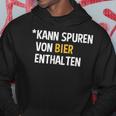 Kann Spurenon Bier Enthalten Kapuzenpullover Lustige Geschenke