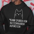 Kann Spurenon Katzenhaar Cat Lovers Kapuzenpullover Lustige Geschenke