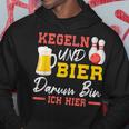 Kegel Und Bier Kapuzenpullover Lustige Geschenke