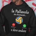 La Pallavolo Sta Chiamando Regalo Per Pallavolista Felpa con cappuccio Regalos divertidos