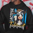 Lactose Tolerant Cow Lactose Intolerant Felpa con cappuccio Regalos divertidos
