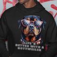 Laita È Migliore Con Un Rottweiler-Rottie- Rotweiler Felpa con cappuccio Regalos divertidos