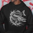 Le Brochet Saute Hors De L'eau Poisson Pour Les Pêcheurs Sweat à capuche Cadeaux drôles