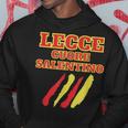 Lecce Cuore Salentino Ultras Tifosi Leccesi Curva Nord Felpa con cappuccio Regalos divertidos