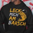 Leck Mich Doch Am Barsch Fischer Angler Sayings Father's Day Kapuzenpullover Lustige Geschenke