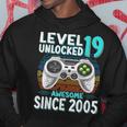 Level 19 Unlocked Compleanno 19 Anni Regalo 19 Anni Ragazzo Felpa con cappuccio Regalos divertidos