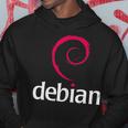 Linux Debian Amanti Spiral Logo Open Source Os Felpa con cappuccio Regalos divertidos