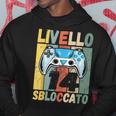 Livello 14 Sbloccato Gamer 14 Anniideogiochi 14 Compleanni Felpa con cappuccio Regalos divertidos