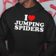 I Love Jumping Spiders Felpa con cappuccio Regalos divertidos