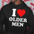 I Love Older I Heart Older Men Felpa con cappuccio Regalos divertidos