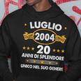 Luglio 2004 Anni 20 Compleanno Uomo Donna 2004 Felpa con cappuccio Regalos divertidos