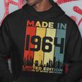 Made In 1964 Limited Edition 60Th Birthday Felpa con cappuccio Regalos divertidos