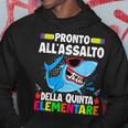 Maglia Bambini Pronto All'assalto Della Quinta Elementare Felpa con cappuccio Regalos divertidos