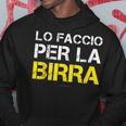 Magliette Divertenti Palestra Scritta Lo Faccio Per La Birra Felpa con cappuccio Regalos divertidos