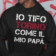 Magliette Manica Corta Calcio Regalo Papà Tifoso Torino Felpa con cappuccio Regalos divertidos