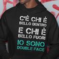 Magliette Uomo Divertenti Ironiche Bello Dentro Fuori Felpa con cappuccio Regalos divertidos