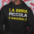 Magliette Uomo Manica Corta Alcol Birra Piccola È Immorale Felpa con cappuccio Regalos divertidos