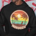 Maroc Beach Cool Retro Surf Souvenir Cadeau Sweat à capuche Cadeaux drôles