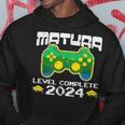 Matura 2024 Level Complete Maturanten Gamer Kapuzenpullover Lustige Geschenke