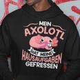 Mein Axolotl Hat Meine Homework Gefressen Axolotl Children's Kapuzenpullover Lustige Geschenke