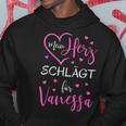 Mein Herz Schlägt Füranessa I Love I Loveanessa Kapuzenpullover Lustige Geschenke