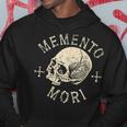 Memento Mori Calavera Humana Remember Death Estoico Tatuaje Pensador Sudadera Regalos divertidos