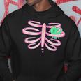Menhera Abbigliamento Pastello Goth Kawaii Cuore Ribcage Camicia Felpa con cappuccio Regalos divertidos