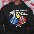 Meno Lavoro Più Padel Padelista Padel Felpa con cappuccio Regalos divertidos