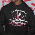 Migliore Allenatrice Ginnasta Regalo Allenatrice Ginnastica Felpa con cappuccio Regalos divertidos