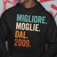 Migliore Moglie Dal 2009 Anni 15 Anniversario Matrimonio Felpa con cappuccio Regalos divertidos