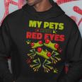 Mis Mascotas Tienen Ojos Rojos Mascota De Costa Rica Rana Arborícola De Ojos Rojos Sudadera Regalos divertidos