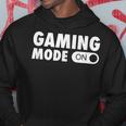 Modalità Di Gioco Suideogiochi Gamer On Off Switch Felpa con cappuccio Regalos divertidos