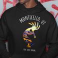 Monticello Utah Usa Dancing Kokopelli Felpa con cappuccio Regalos divertidos