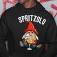 Nano Spritzolo Amanti Spritz Divertente Elfo Di Natale Con Collo A Felpa con cappuccio Regalos divertidos