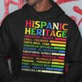 National Latino Countries Flag Hispanic Heritage Month 2024 Hoodie Unique Gifts
