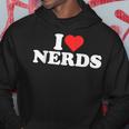 Nerds I Heart Nerds I Love Nerds Hoodie Personalized Gifts