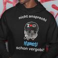 Nicht Ansprechi Hamsti Schonergebi Kapuzenpullover Lustige Geschenke