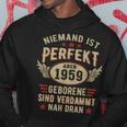 Niemand Ist Perfekt Aber Jahrgang 1959 Birthday Kapuzenpullover Lustige Geschenke